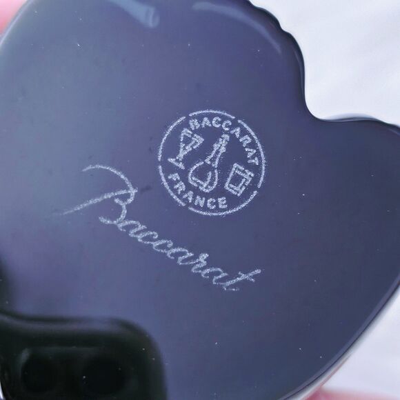 RARE Baccarat Maneki Neko Lucky Fortune Cat Figurine – Crystal Midnight Blue - Picture 6 of 10